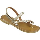 The Sandals Factory  Sandalen Sandaletten W0570 platino Vacchetta W0570