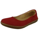 EL NATURALISTA N5300 Coral Leather Dolce Damen Leder Ballerina Tibet Rot Klassische Ballerinas rot Damen