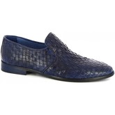 Leonardo Shoes  Herrenschuhe 34301/2 PAPUA TUFF INTRECCIATO BLU