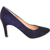 Gennia  Pumps MEDINA Schwarz Lila Veloursleder