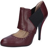 Gianni Marra  Pumps stiefeletten burgund leder textil BY795