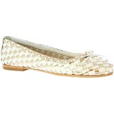 Leonardo Shoes  Ballerinas GIANNA GOLD/WHITE