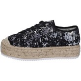 Francescomilano  Sneaker sneakers schwarz textil paillettes BS76