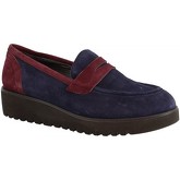 Leonardo Shoes  Damenschuhe 165 CAMOSCIO BLEU BORDEAUX