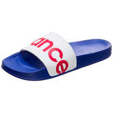 new balance SMF 200 Slide Badesandale Badelatschen blau/rot Herren