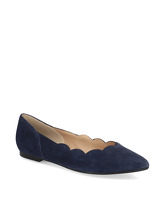 Lazzarini Veloursleder Ballerina