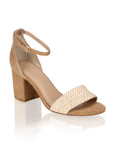 Kate Gray Veloursleder Klassische Sandalen