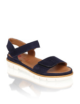 Vabene Veloursleder klassische Sandalen