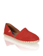 Verbenas Veloursleder Espadrille