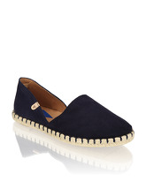 Verbenas Veloursleder Espadrille