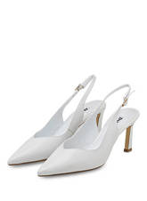 Dune London Slingpumps Chorus weiss