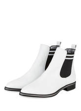 Darling Harbour Chelsea-Boots weiss