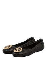 Tory Burch Ballerinas Minnie schwarz