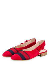 Donna Carolina Sling-Ballerinas rot