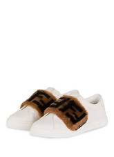 Fendi Slip-On-Sneaker weiss