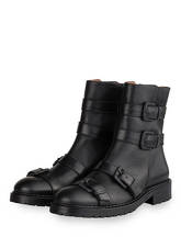 Ras Biker-Boots schwarz