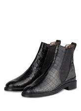 Pertini Chelsea-Stiefeletten Gator schwarz