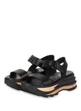 Agl Attilio Giusti Leombruni Plateau-Sandalen schwarz