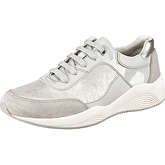 GEOX Omaya C - Pearl.pr.syn+syn   Sneakers Low silber Damen