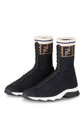 Fendi Hightop-Sneaker schwarz