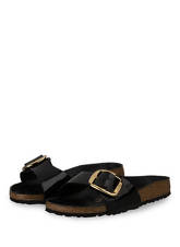 Birkenstock Pantoletten Madrid Big Buckle schwarz