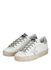 Golden Goose Deluxe Brand Plateau-Sneaker Hi Star weiss